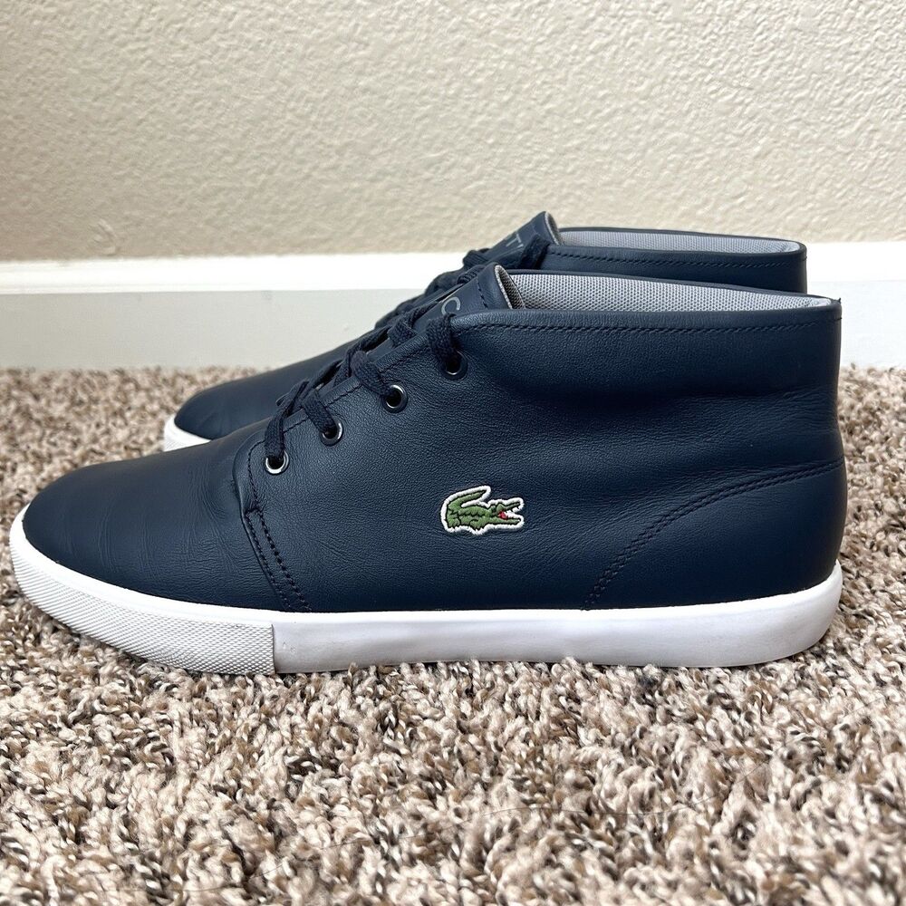 Lacoste Asparta Navy Blue Sneakers Men's Size 9 Casual Low Top Shoes